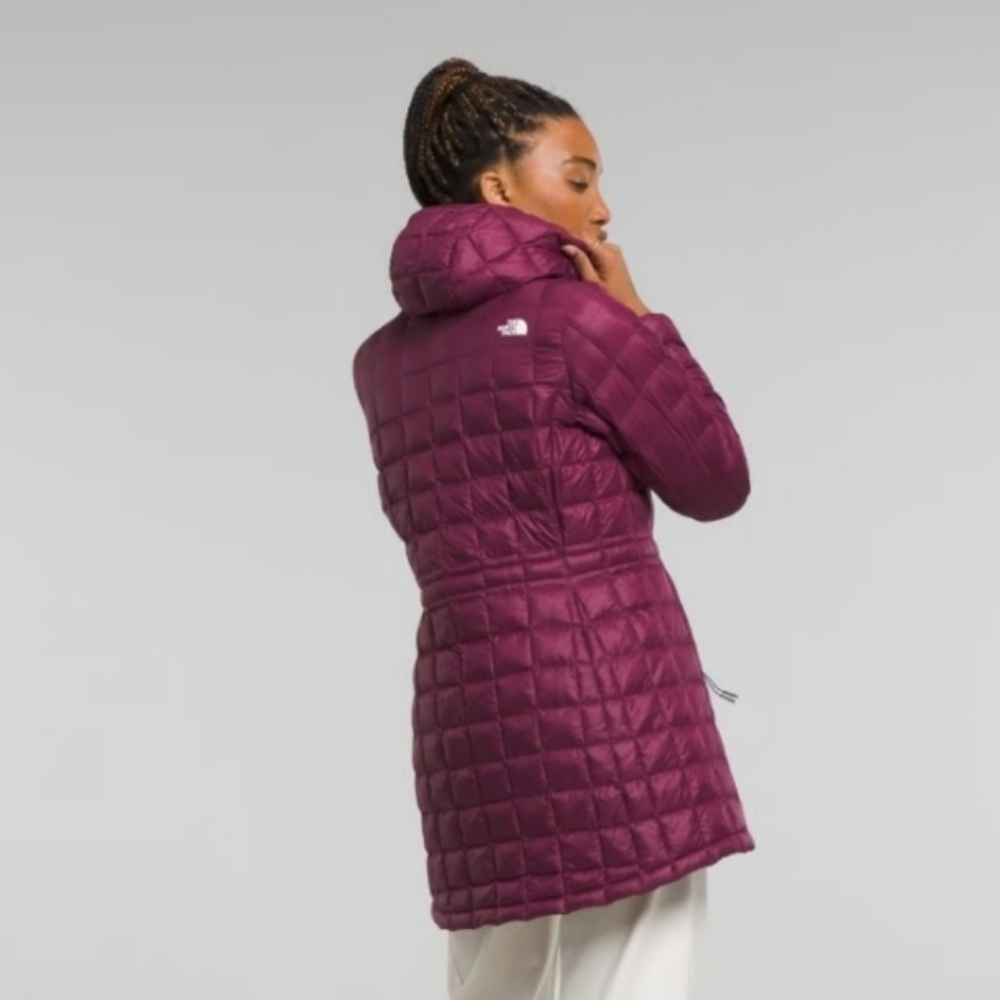 The North Face Thermoball Eco Parka Thigh-length Fitted Quilted Puffer Coat S - Picture 4 of 15